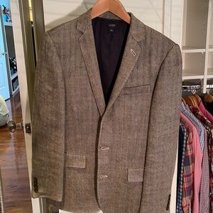 COPY - J Crew men’s linen herringbone blazer size 36s